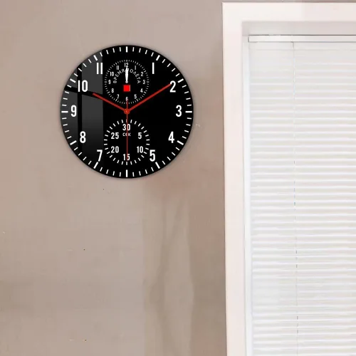 Miniatura 8 de Reloj de pared moderno de 15 pulgadas, reloj de batería de cuarzo silencioso, fácil de leer, sincronización precisa, adecuado para el hogar