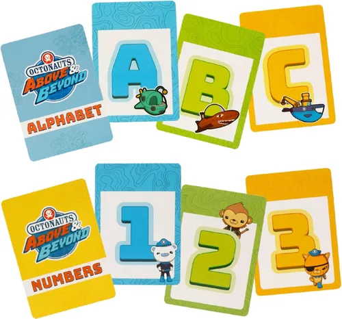 Miniatura 4 de Octonauts Kids Alphabet & Numbers Flash Cards Teach ABC 123's Learning Game