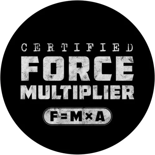 Miniatura 3 de Multiplicador de fuerza certificado Victory Tactics ciencia militar PopSockets estándar PopGrip