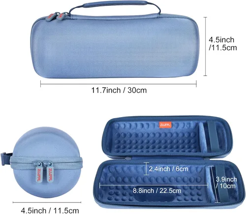 Miniatura 3 de Funda rígida EVA para altavoz Bluetooth JBL Charge 4/5, compatible con JBL Charge 4/5, funda de altavoz portátil, impermeable, duradera, Rojo