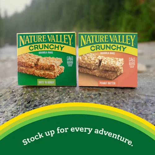 Miniatura 6 de Nature Valley - Barras de granola crujientes, mantequilla de maní, 12 unidades, 8.94 onzas (6 sobres)
