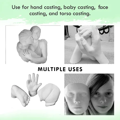 Miniatura 3 de LifeMold, alginato, material de moldeado apto para la piel, 1 libra.