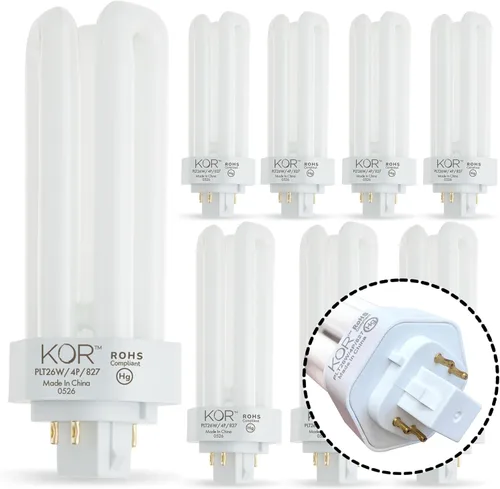 Miniatura 9 de (unidades 4) tubo triple de 26 Watts - GX24q-3 (4 pines), 26.0watts