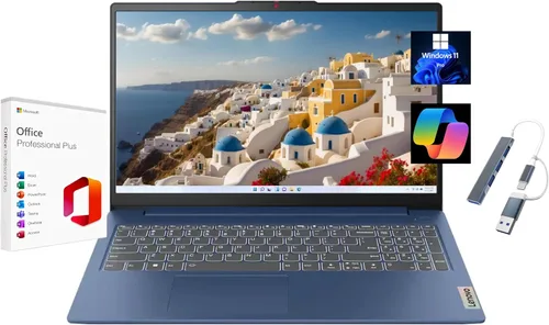 Miniatura 11 de Lenovo IdeaPad 1 - Laptop con pantalla FHD de 15.6 pulgadas, AMD Ryzen 5 5500U, 8 GB de RAM, SSD de 512 GB, Windows 11 Home, cámara de 720p