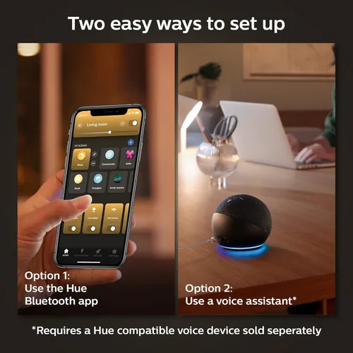 Miniatura 8 de Philips Hue - Filamento inteligente regulable White Ambiance A19, blanco cálido a blanco frío, bombilla Edison LED estilo vintage, compatible