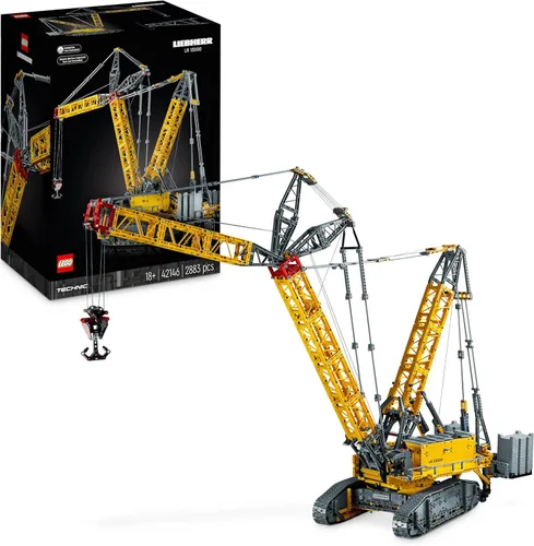LEGO 42146 Technic Grúa Liebherr LR 13000 Modelo de Kit de Construcción con Vehículos de Construcción, Kit de Construcción para Adultos, Vehículos