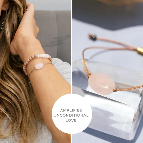 Miniatura 8 de SoulKu Pulseras All One, joyería de piedras preciosas curativas hechas a mano, joyería de motivación para mujeres, cordón de nailon con tapón
