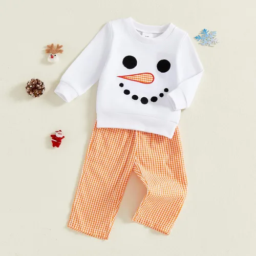 Miniatura 151 de Conjunto de camisa larga y divertida para bebé niño y niña, ropa de primera Navidad, 6, 12, 18, 24 meses, 2T