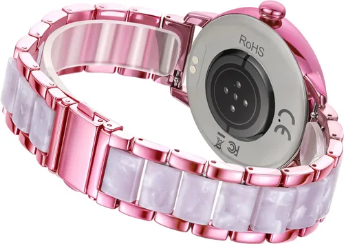 Miniatura 2 de Reloj inteligente para mujer con llamada de marca/respuesta, reloj de fitness ajustable de 1.2 pulgadas con monitor de sueño de frecuencia cardíaca