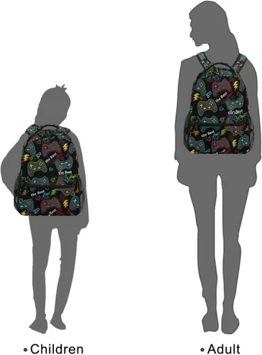 Miniatura 7 de Mochila para Libros, Mochila de Día, Mochila de Viaje, Mochila para Senderismo, Camping, Escuela, Mochila para Laptop, Mediana, Mochilas Daypack