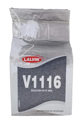 Lalvin K1V-1116 Levadura de vino seco Ladrillo de 17.64 oz