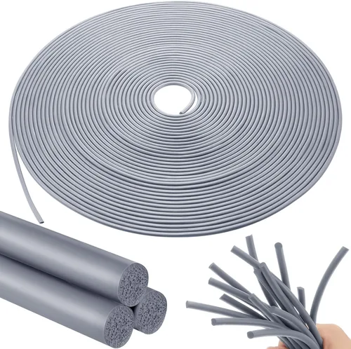 Frienda Backer Rod - Sello de espuma de goma para calafateo para juntas de expansión, para espacios y juntas (gris, 1/2 pulgada x 20 pies)