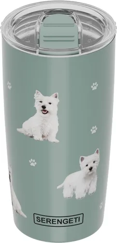 Miniatura 13 de SERENGETI Schnauzer - Vaso aislado al vacío de acero inoxidable de 20 onzas con tapa a prueba de derrames, impresión 3D, taza de viaje aislada