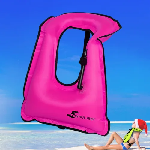 Miniatura 7 de Chaleco de esnórquel para adultos, chaleco de natación inflable para mujeres/hombres, chalecos de natación para kayak, remo, pesca, surf, esnórquel