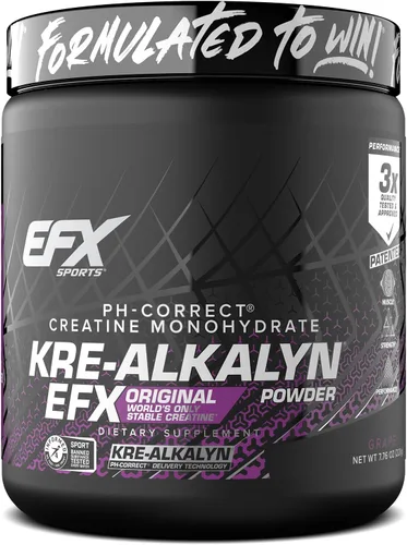 Miniatura 16 de EFX Sports Kre-Alkalyn EFX Powder Suplemento en polvo de monohidrato de creatina pH correcto Fuerza, crecimiento muscular y rendimiento 66