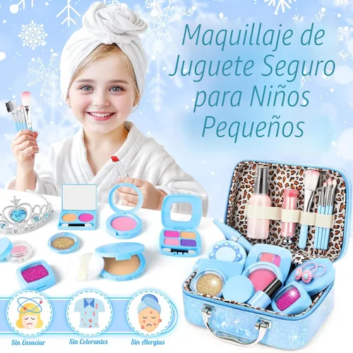 Miniatura 5 de INNOCHEER Maquillaje de Simulación para Niños Pequeños, Juego de Maquillaje de Juguete para Niños de 3 a 5 años, Kit de Maquillaje de Simulación