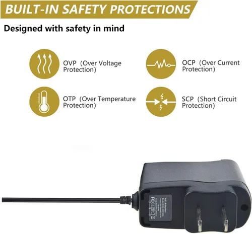 Miniatura 3 de Adaptador de corriente alterna de repuesto para la primera alerta DWC-400 digital inalámbrico a prueba de clima