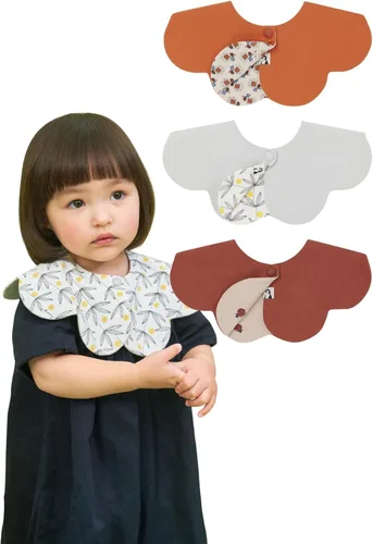 Miniatura 19 de Konny Baby Bib 3/5/7-Pack Set, 360 ° Rotate, Soft and Absorbent Drooling for Toddler Boys Girls Baby Essentials