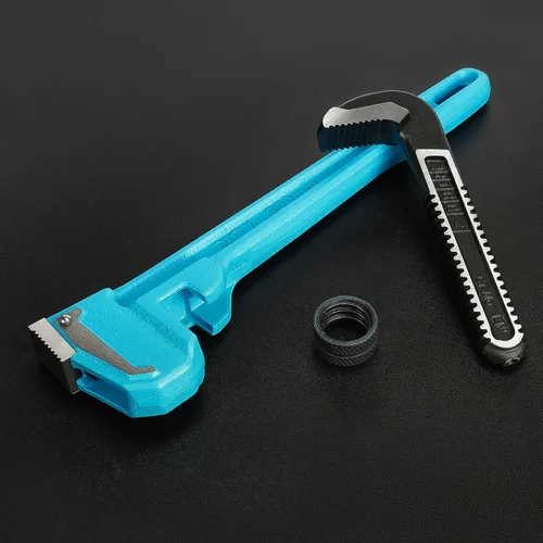 Miniatura 5 de DURATECH Llave de tubo de 14 pulgadas resistente, ajustable, para fontanería, con mango de hierro fundido maleable, supera el estándar GGG