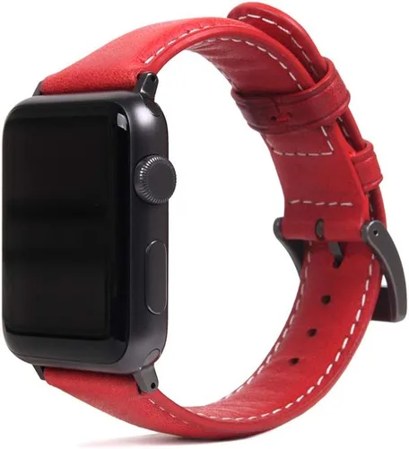 Miniatura 11 de SLG Minerva Box - Correa italiana de cuero para Apple Watch de 1.496 pulgadas, 1.575 pulgadas, 1.614 pulgadas, 1.654 pulgadas, correa curtida Negro