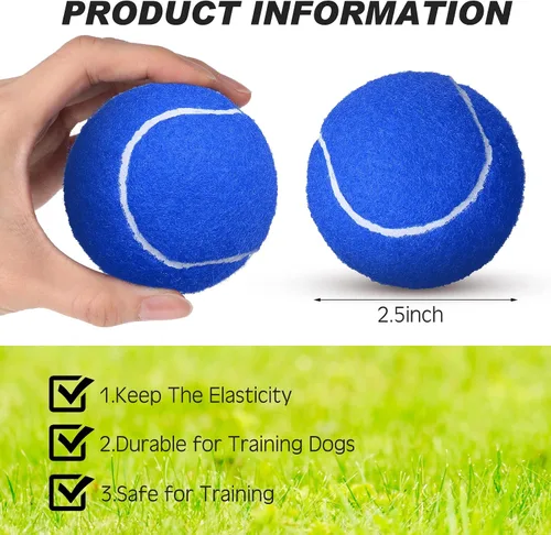 Miniatura 2 de Vinsot Paquete de 24 pelotas de tenis a granel, pelotas de presión estándar para entrenar jugadores principiantes jóvenes, pelota de ejercicio