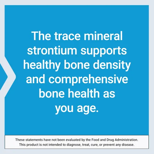 Miniatura 6 de Life Extension Strontium Caps 750 mg - Suplemento para la salud ósea - Apoya la densidad del tejido óseo y promueve el envejecimiento óseo saludable