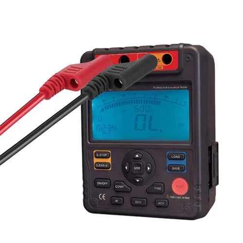 Miniatura 6 de Sumnacon 2 cables de prueba de enchufe de plátano a plátano, cables de prueba apilables de 0.157 in, cables de clip de multímetro para pruebas