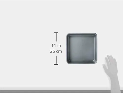 Miniatura 5 de Cuisinart Chef's Classic - Fuente antiadherente para horno, PlateadoNegro