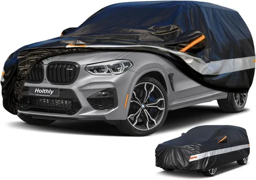 Miniatura 9 de Funda para Automóvil de 10 Capas Impermeable para Todo Clima para Coupé Hatchback, 100% Impermeable Fundas para Automóvil de Exterior Ajuste