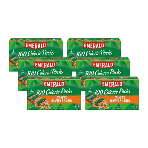 Miniatura 7 de Emerald Nueces secas de almendras tostadas, paquetes de 100 calorías, 7 unidades (paquete de 2)