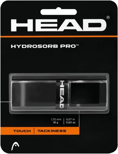 HEAD HydroSorb Pro - Agarre de repuesto para raqueta de tenis, color negro