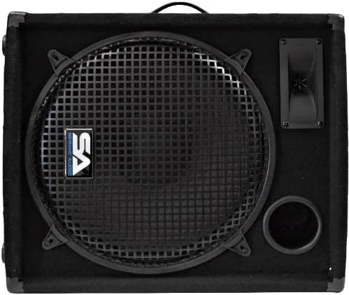 Miniatura 5 de Seismic Audio - Altavoz PA DJ de 15 pulgadas 300 vatios Audio PRO - Red eléctrica, monitores, bandas, karaoke, iglesias, bodas
