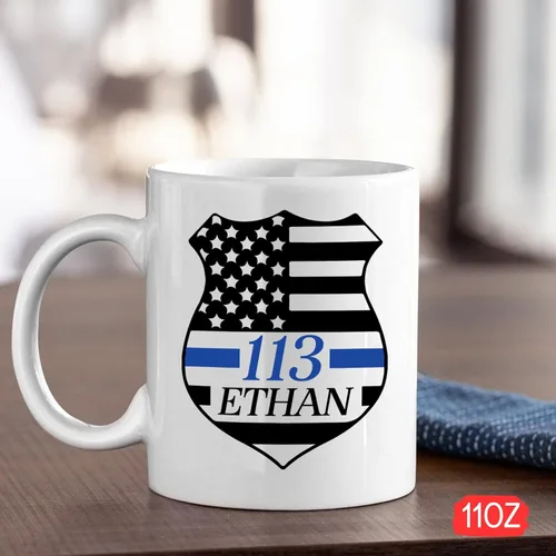Miniatura 5 de Novedosa taza de policía, taza de café personalizada de policía, taza de oficial de policía, taza de policía, regalos para policía, regalos