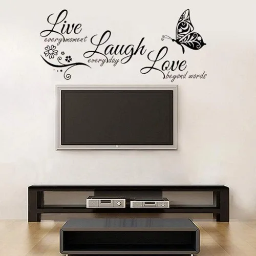 Miniatura 4 de Calcomanías de pared inspiradoras para la familia, adecuadas para habitación de bebé, sala de estar, decoración artística del hogar, tamaño 22.8 x