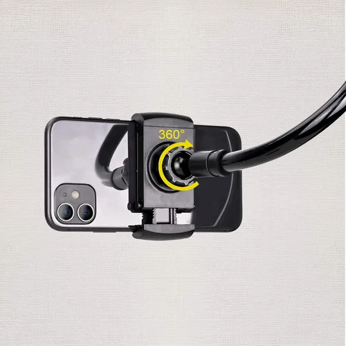 Miniatura 6 de Soporte para teléfono, soporte para cama y cuello de cisne Adjustable Flexible 360° Rotation Cell Phone Clip Holder Lazy Bracket Mount for All