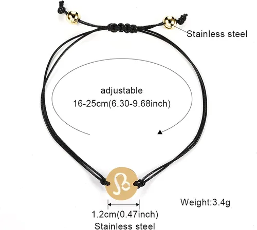Miniatura 3 de Pulsera de acero inoxidable con doce cuerdas, de acero tejido a mano, retráctil, para niñas adolescentes