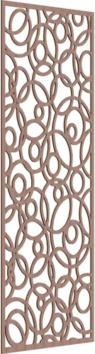 Miniatura 29 de Latrobe Paneles de pared decorativos de madera con calado, 9 3/8 pulgadas de ancho x 24 3/8 pulgadas de alto x 3/8 de alto, roble rojo rojo (Red Oak)