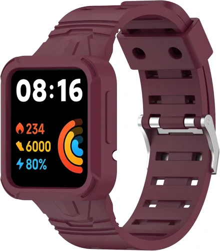 Miniatura 16 de Senter Correa de repuesto de goma para reloj Redmi 2 lite/MI Watch Lite 2/MI Watch Lite/Redmi 2/Redmi Smart Watch, funda protectora resistente