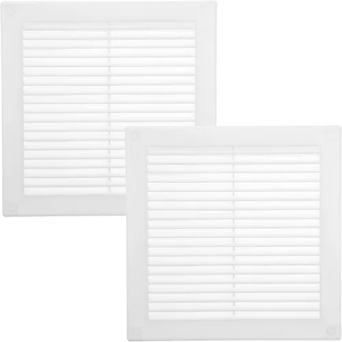 Miniatura 21 de Vent Systems 3 x 3 pulgadas (dimensiones de apertura) - Cubierta de ventilación de plástico blanco Soffit - Rejilla de ventilación cuadrada plana