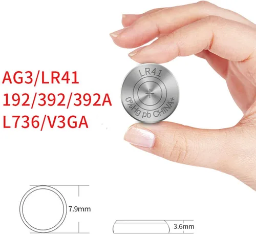Miniatura 4 de SKOANBE 10PCS LR41 392 384 192 AG3 SR41 1.5V botón de la célula de la moneda de la batería