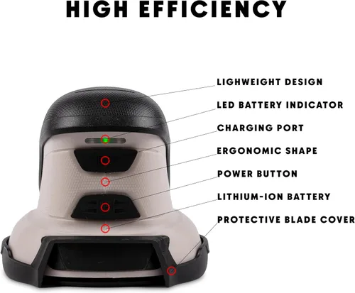 Miniatura 5 de ZONETECH Rascador de hielo eléctrico para parabrisas de automóvil, rascador de nieve eléctrico para ventana, herramientas de eliminación de hielo