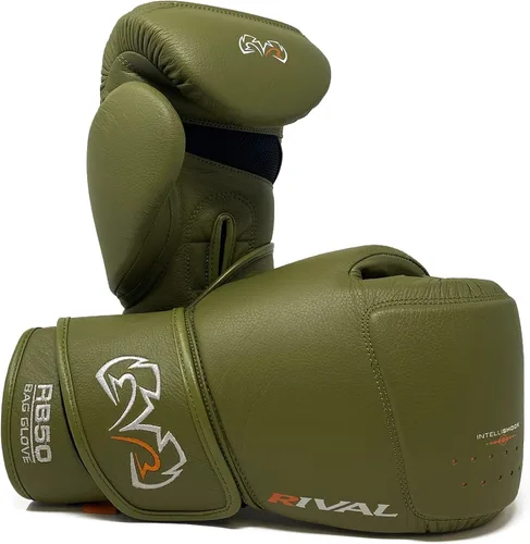 Miniatura 6 de RIVAL Boxing RB50 Intelli-Shock Guantes Compactos para Saco de Boxeo, Cierre de Velcro - Forro Interior Suave, Acolchado de Espuma Multicapa