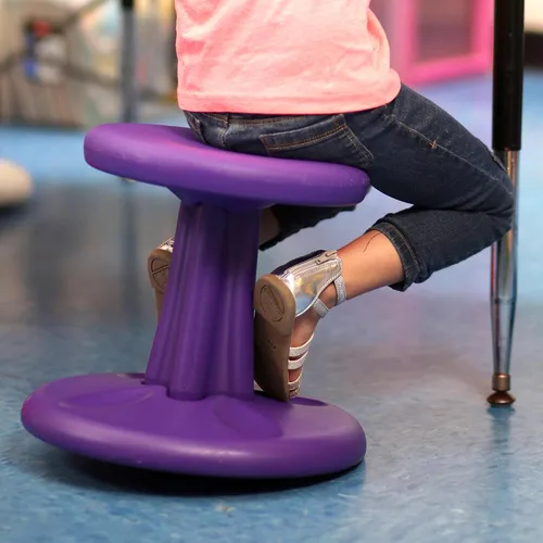 Miniatura 6 de Silla bamboleante para niños y adolescentes, para una experiencia activa donde los niños ya no tendrán que sentarse fijamente, "el mejor asiento