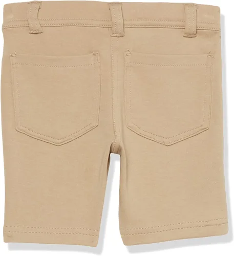 Miniatura 4 de Nautica Bermudas de uniforme escolar para niñas, material elástico y sin botones, botones de imitación y bolsillos funcionales