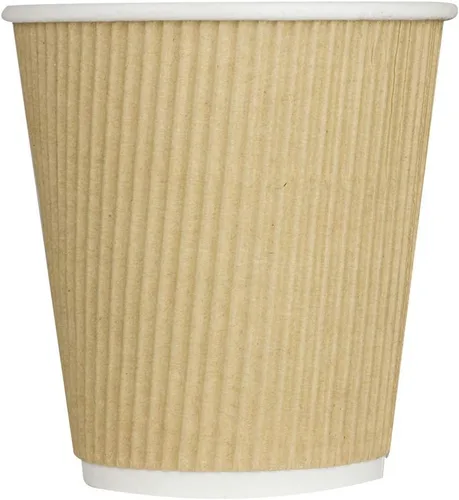 Miniatura 24 de Karat Taza de papel para café expreso de 4 oz, 1000 unidades, taza desechable para enjuague bucal, para bebidas calientes y frías, blanca (C-K504W)