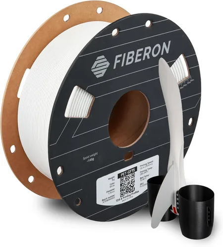 Miniatura 25 de Polymaker Fiberon PA612-ESD - Filamento para impresora 3D de 1.75 mm/17.6 oz, de nailon de fibra de carbono ESD-safe, resistente al calor a 302 °F