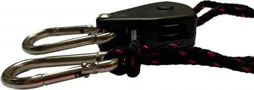 Miniatura 4 de 1 pares de 1/8" luz elevador colgante sistema negro
