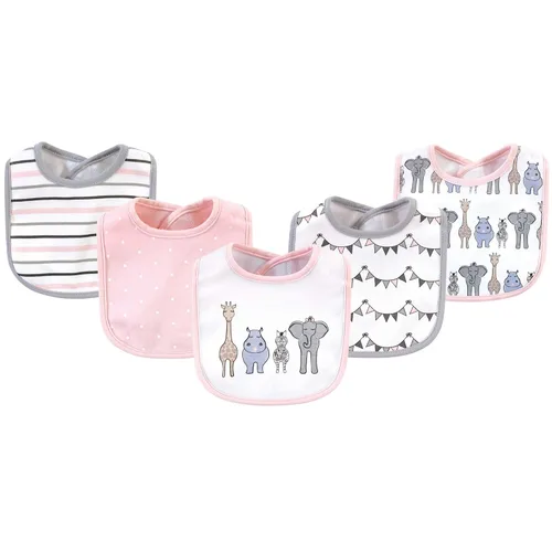 Miniatura 54 de Hudson - Babero unisex de algodón para bebé, baberos de algodón, talla única , Cactus rosa