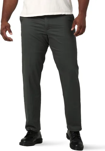 Miniatura 9 de Lee Pantalón regular de pierna recta de Extreme Motion para hombre, talla grande y alto, frente plana