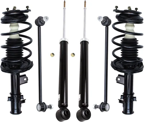 Miniatura 10 de Detroit Axle - Kit de puntales delanteros de 6 piezas para Ford Escape 2014-2019, 2 puntales y muelles helicoidales, 2 enlaces de barra